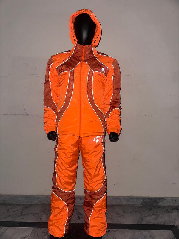 Premium Winter Padded Tracksuit Set with Hood – Outdoor & Casual Wear